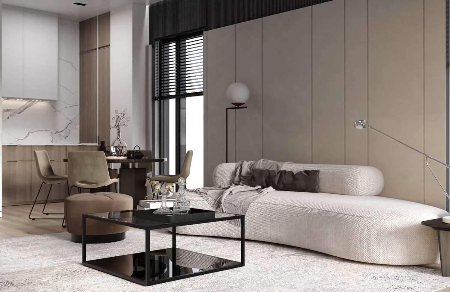 Apartament 2 camere Tip 1 - Etaj 4 - Solid Residence Melody Mamaia