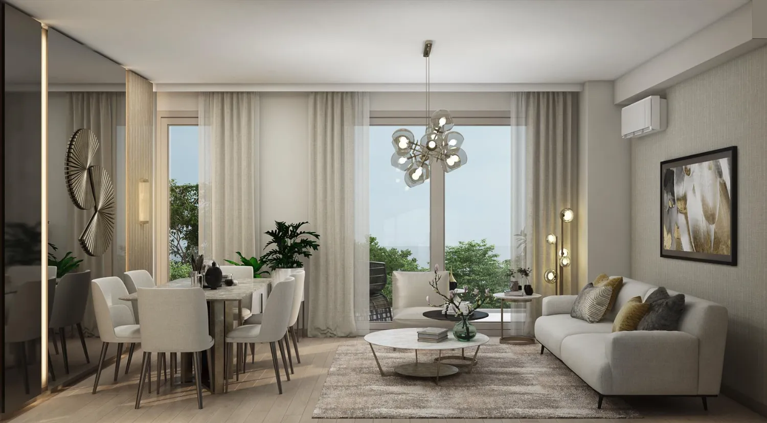 Apartament 2 camere Tip 8.5 - Solid Residence Mamaia la Butoaie