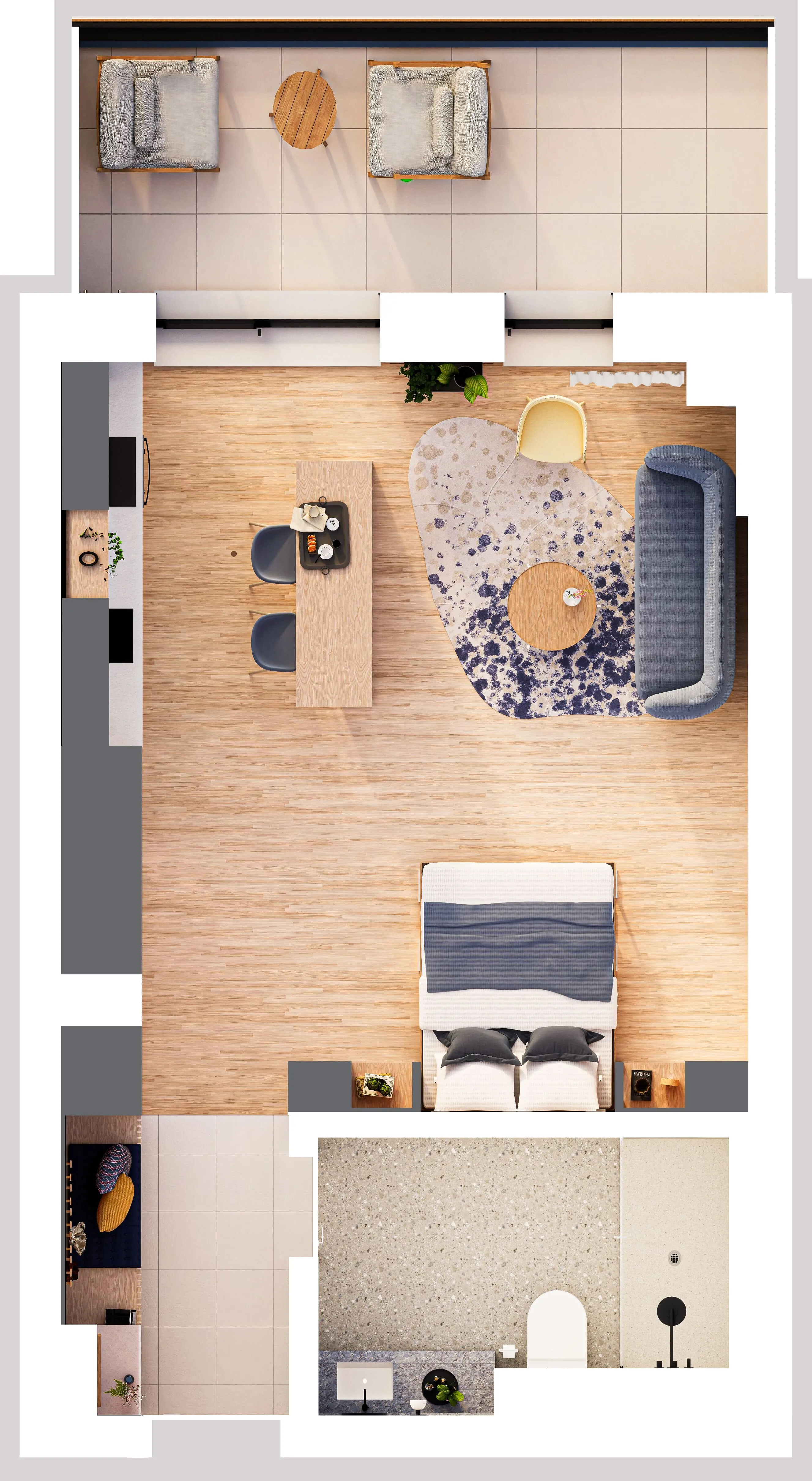 Apartament Tip 1.1 - Solid Residence Skyline