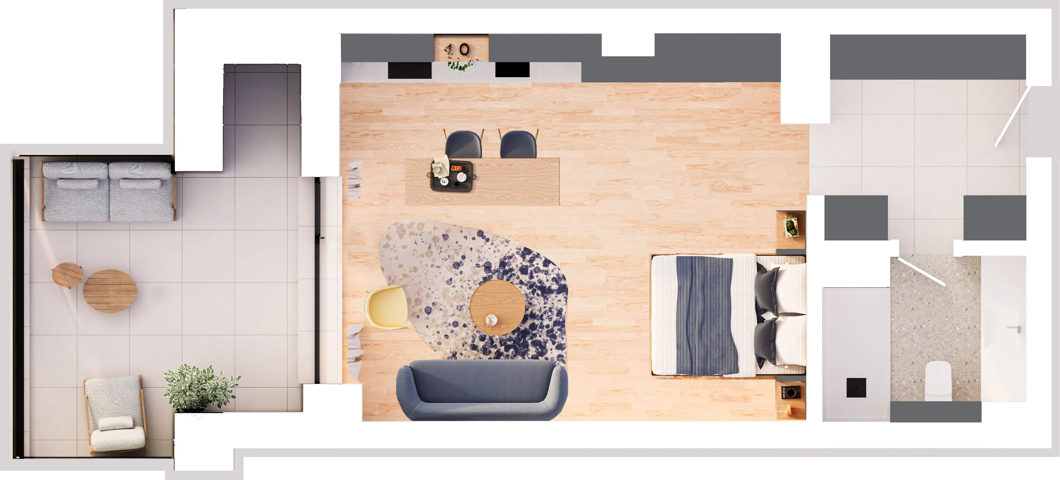 Apartament Tip 1.3 - Solid Residence Skyline