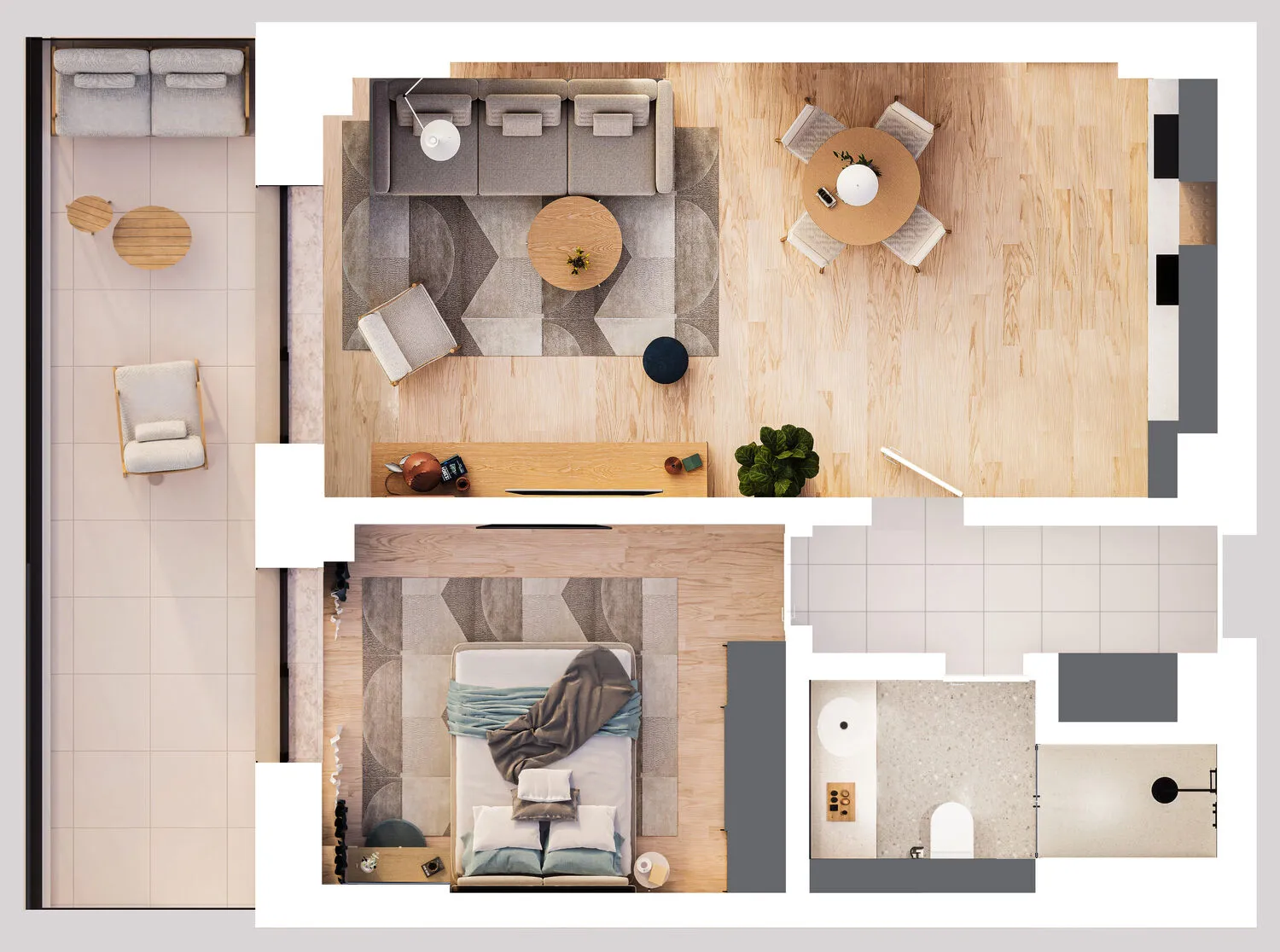Apartament Tip 2.8 - Solid Residence Skyline