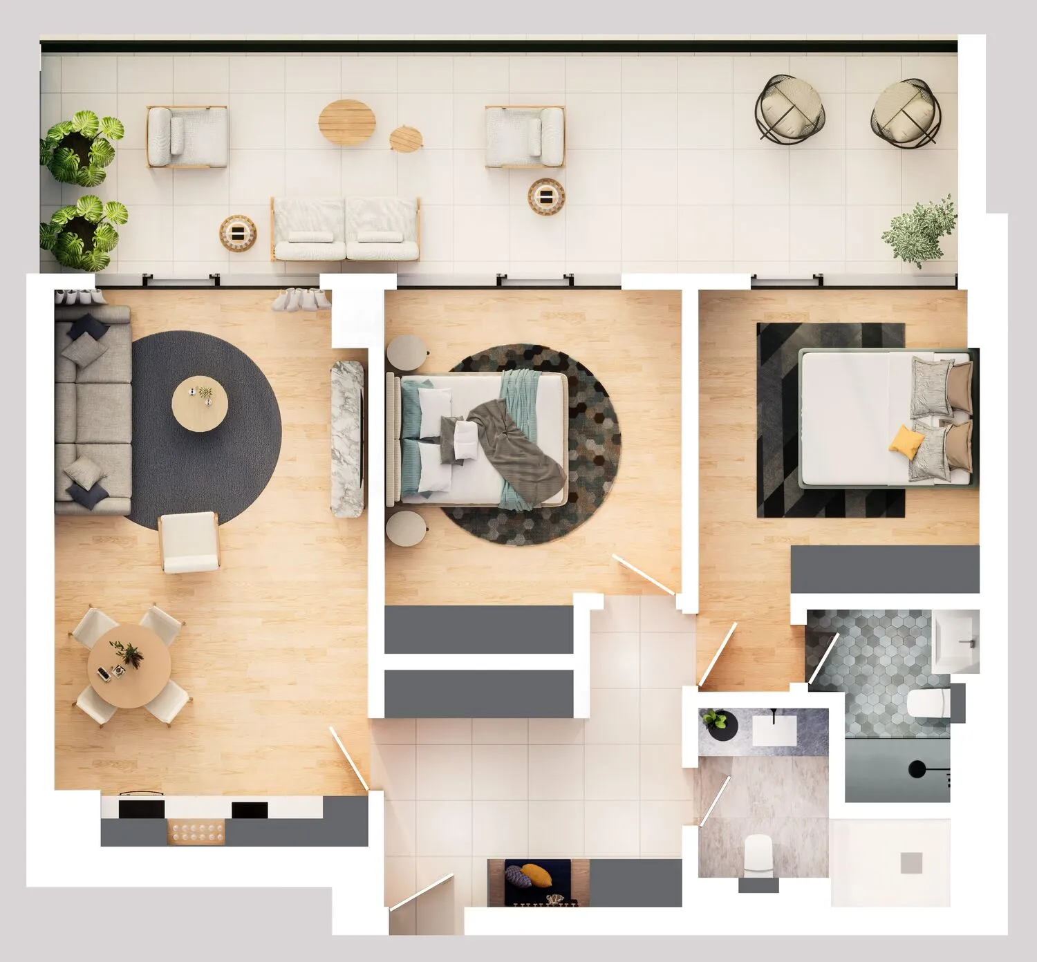 Apartament Tip 3.5 - Solid Residence Skyline